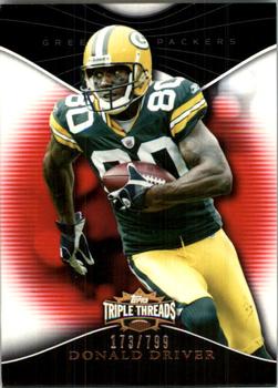 2009 Topps Triple Threads #74 Donald Driver Front