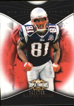 2009 Topps Triple Threads #75 Randy Moss Front