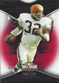 2009 Topps Triple Threads #96 Jim Brown Front