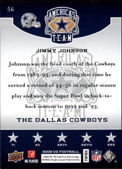 2009 Upper Deck America's Team #56 Jimmy Johnson Back