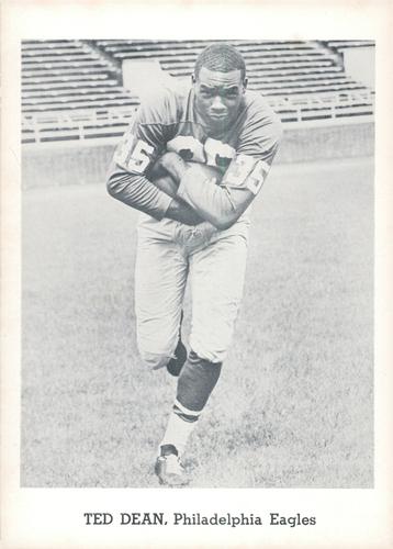 1960 Jay Publishing Philadelphia Eagles #NNO Ted Dean Front