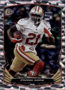 2014 Bowman - Veterans Rainbow Silver Ice #49 Frank Gore Front