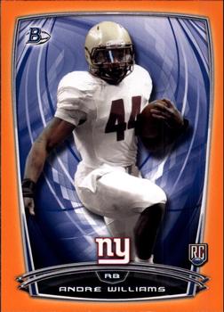 2014 Bowman - Rookies Orange #101 Andre Williams Front
