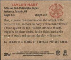 2014 Bowman - Mini #50B-66 Taylor Hart Back