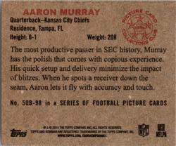2014 Bowman - Mini #50B-98 Aaron Murray Back