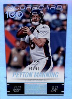 2014 Panini Hot Rookies - Scorecard #231 Peyton Manning Front