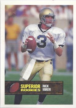 1994 Superior Rookies #1 Rick Mirer Front