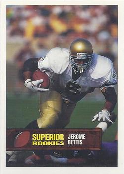 1994 Superior Rookies #2 Jerome Bettis Front