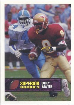 1994 Superior Rookies #75 Corey Sawyer Front