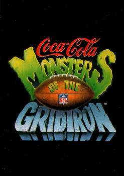 1993 Coca-Cola Monsters of the Gridiron #1 Checklist Front