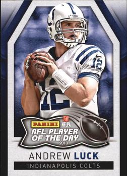 2013 Panini NFL Player of the Day #6 Andrew Luck Front