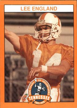 1990 Tennessee Volunteers Centennial #14 Lee England Front
