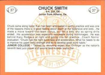 1990 Tennessee Volunteers Centennial #37 Chuck Smith Back