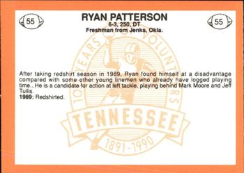 1990 Tennessee Volunteers Centennial #55 Ryan Patterson Back