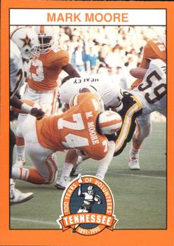 1990 Tennessee Volunteers Centennial #74 Mark Moore Front