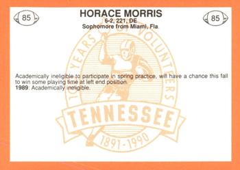 1990 Tennessee Volunteers Centennial #85 Horace Morris Back