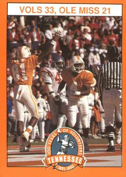1990 Tennessee Volunteers Centennial #122 Vols 33, Ole Miss 21 Front