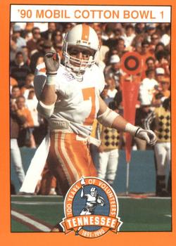 1990 Tennessee Volunteers Centennial #125 '90 Mobil Cotton Bowl 1 Front
