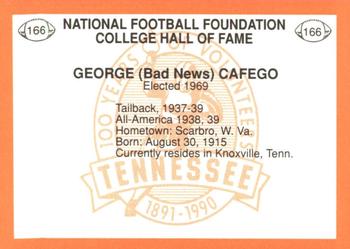 1990 Tennessee Volunteers Centennial #166 George Cafego Back