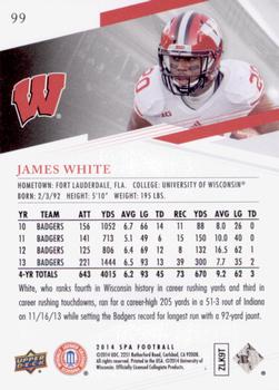 2014 SP Authentic #99 James White Back