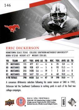 2014 SP Authentic #146 Eric Dickerson Back