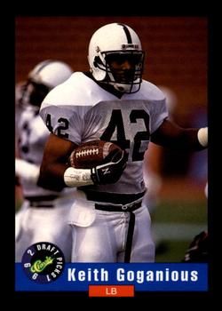 1992 Classic Blister #57 Keith Goganious Front