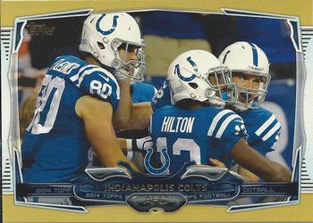 2014 Topps - Gold #193 Indianapolis Colts Front