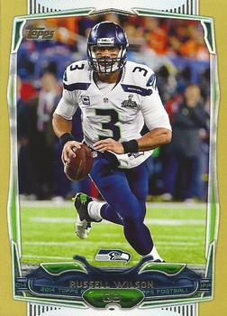 2014 Topps - Gold #32 Russell Wilson Front