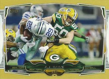 2014 Topps - Gold #50 A.J. Hawk Front