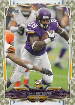 2014 Topps - Camo #51 Adrian Peterson Front