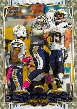 2014 Topps - Camo #73 San Diego Chargers Front