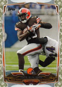 2014 Topps - Camo #80 Nate Burleson Front