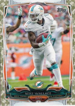 2014 Topps - Camo #260 Mike Wallace Front