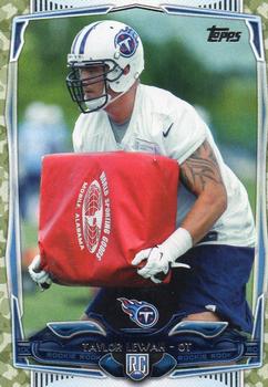2014 Topps - Camo #358 Taylor Lewan Front