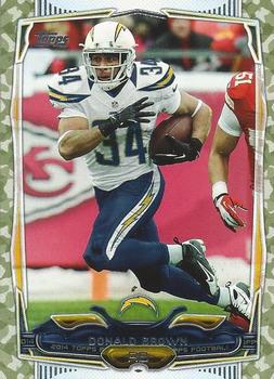 2014 Topps - Camo #81 Donald Brown Front