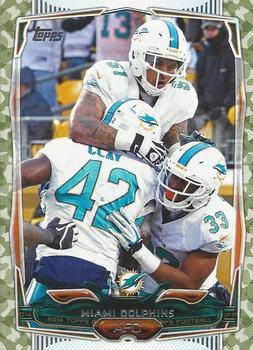 2014 Topps - Camo #94 Miami Dolphins Front