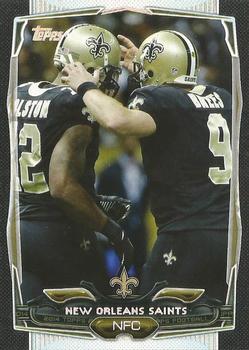 2014 Topps - Black #99 New Orleans Saints Front
