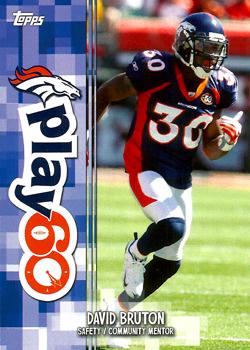 2014 Topps - Play 60 Community Mentors #NNO David Bruton Front