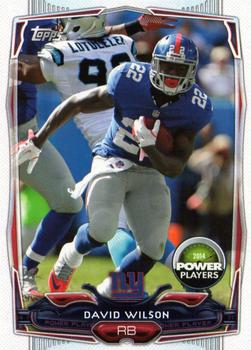 2014 Topps - Power Players #PP-182 David Wilson Front