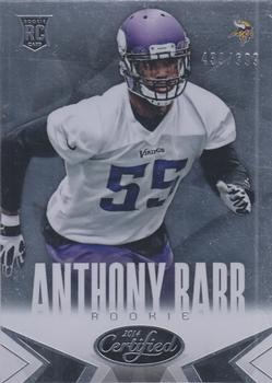 2014 Panini Certified #103 Anthony Barr Front