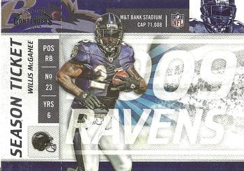 2009 Playoff Contenders #10 Willis McGahee Front