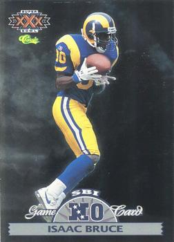 1996 Classic NFL Experience - Super Bowl Game #N0 Isaac Bruce Front
