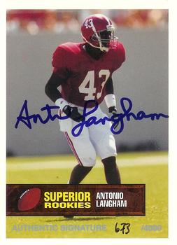 1994 Superior Rookies - Autographs #43 Antonio Langham Front