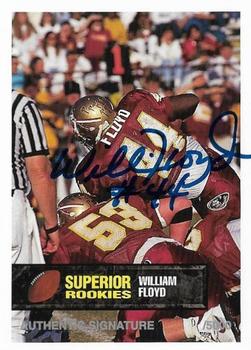 1994 Superior Rookies - Autographs #50 William Floyd Front