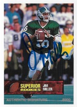 1994 Superior Rookies - Autographs #56 Jim Miller Front