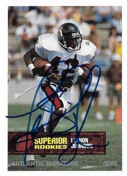 1994 Superior Rookies - Autographs #70 LeShon Johnson Front