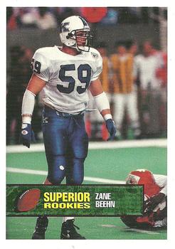 1994 Superior Rookies - Samples #19 Zane Beehn Front