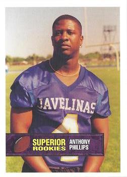 1994 Superior Rookies - Samples #32 Anthony Phillips Front