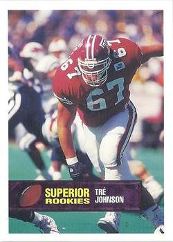 1994 Superior Rookies - Samples #34 Tre Johnson Front