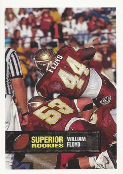 1994 Superior Rookies - Samples #50 William Floyd Front